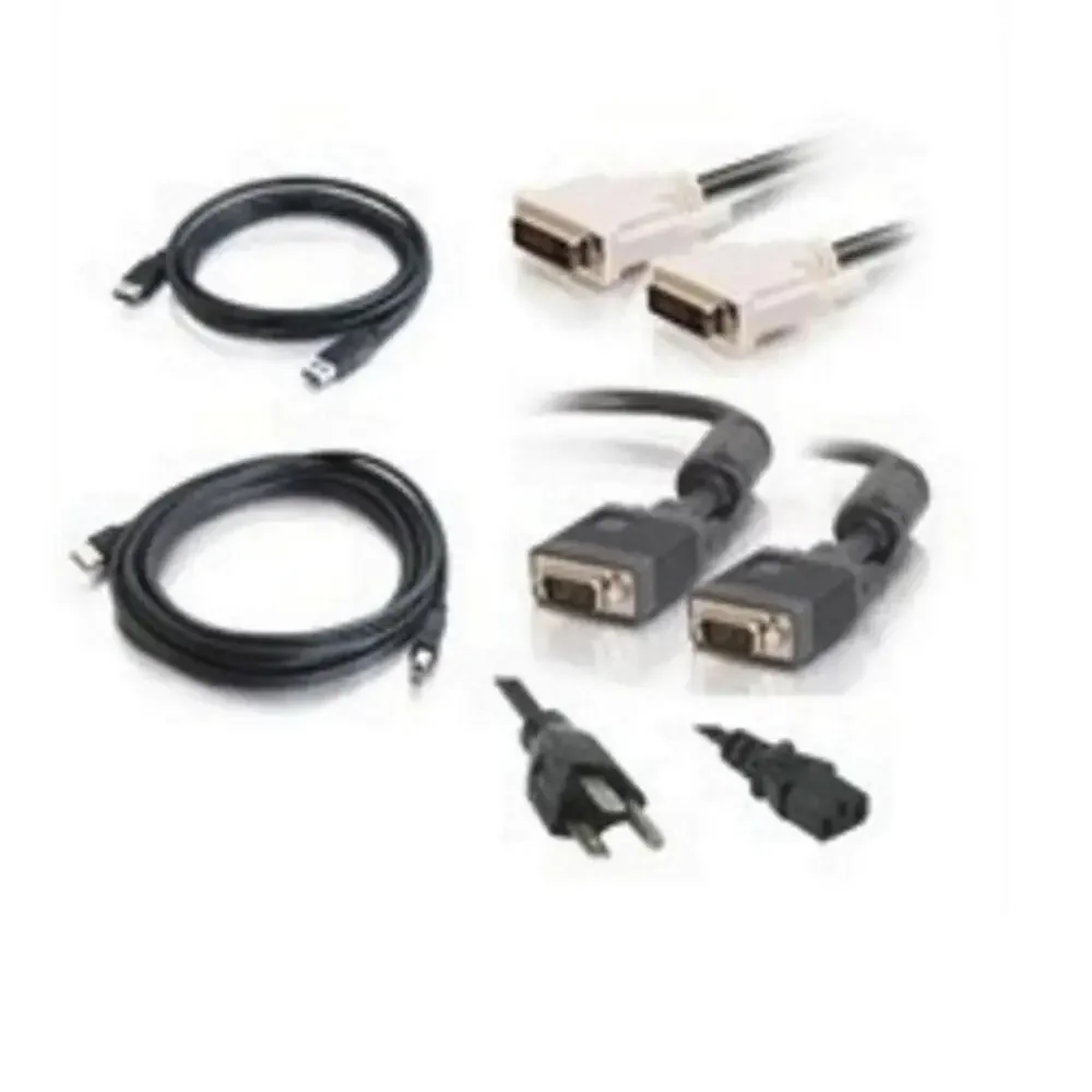 C2G 7067581 10 Feet Monitor Arm Cable Kit includes DVI, VGA and USB Cables